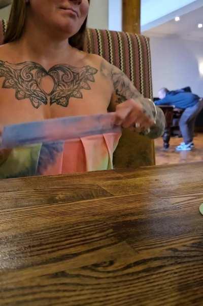 The poor guys playing pool had no idea [gif]