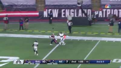 Jakobi Meyers dropping dimes.