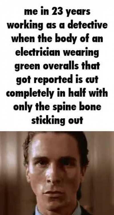 It is a bit suspicious.