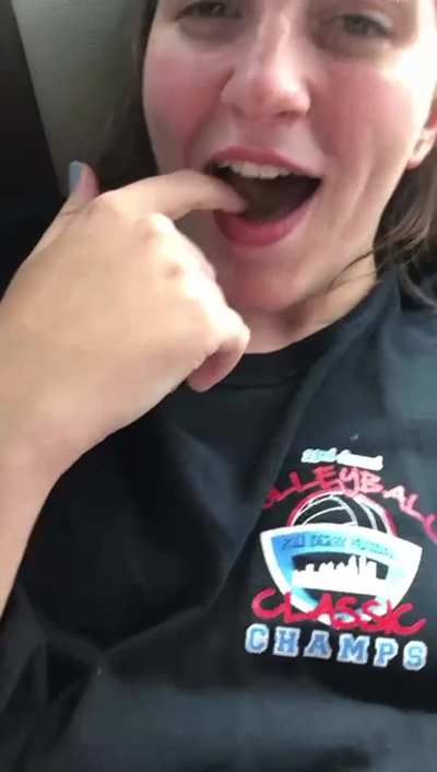 bud made me ride in the backseat with his girl while mine rode up front. tried to argue but he always wins anyway so I just ended up doing this