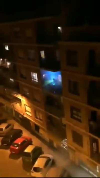 Holding your own balcony rave