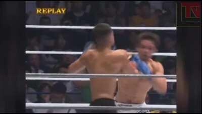 Masvidal has only been dropped 2 times his whole career. both the exact same way