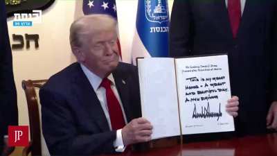 Trump anunció oficialmente el fin de la guerra en Gaza