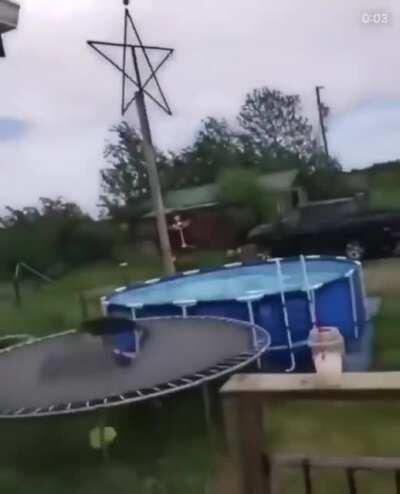 HMFT after I jump onto a trampoline