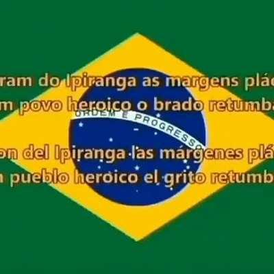 Hoy en himnos de Latam tenemos el de Brasil