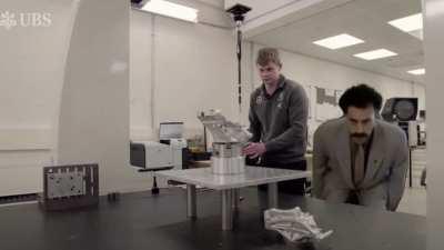 Leaked footage of Christian Horner touring inside Mercedes HQ