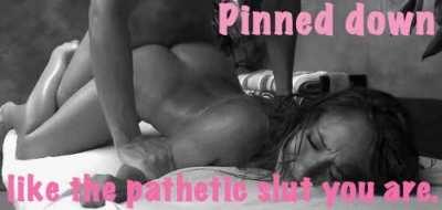 nothing hotter then being pinned down and used by a real man