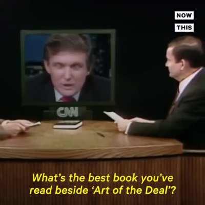 That time Trump was asked about his favorite author...