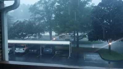 Really Strong Thunderstorm Coming Through