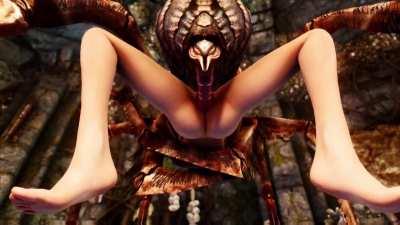 Getting Nami ready to be an egg host - CLIP (wearabletraps)