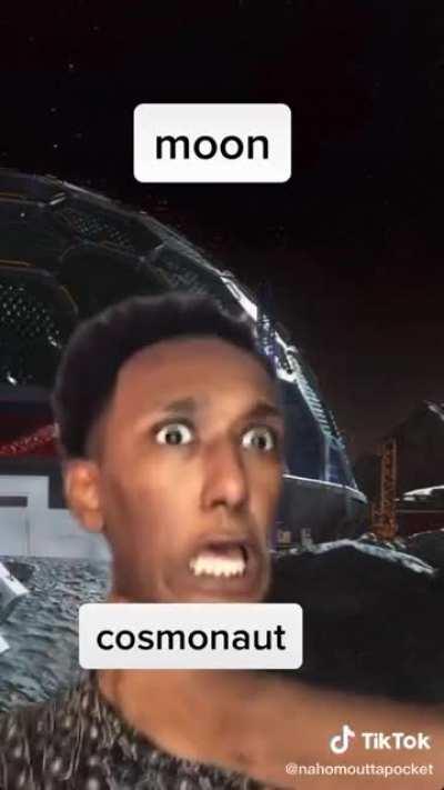 His @ in the video, but this shit funny