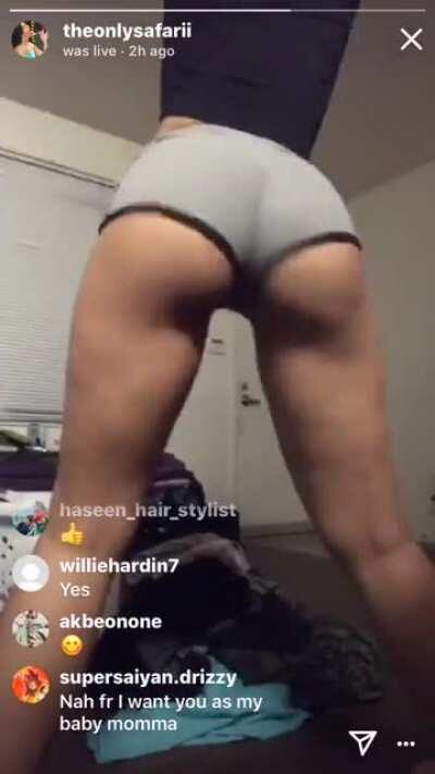 One of Ari’s IG lives