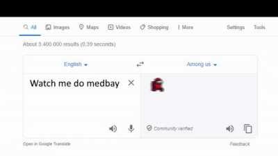 I don't speak Among us