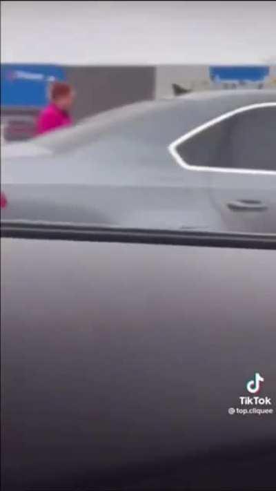 ...to get a parking spot.