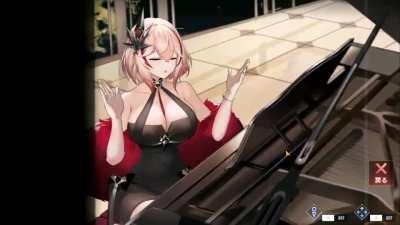 Roon banquet dress skin - Live2D preview [Video]