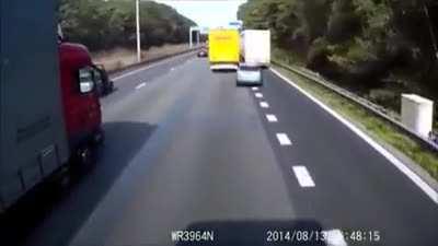 reckless lane change