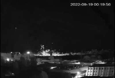 Zelensky: The Mykolaiv region. This night, a missile fell 300 meters from the Pivdennoukrainsk NPP. There was a short-term power outage. Windows were damaged in buildings on the territory of the NPP. Russia puts the whole world in danger. We have to stop 