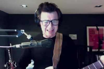 I love the fact that Rick Astley's YouTube channel consists of high-quality music videos interspersed with covers filmed on a webcam