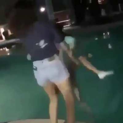 HMC while I throw her in the pool