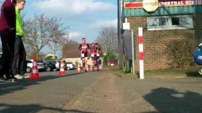 Jogged into the pole