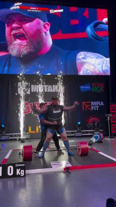 Hafthor Bjornsson's NEW DEADLIFT WORLD RECORD 510kg