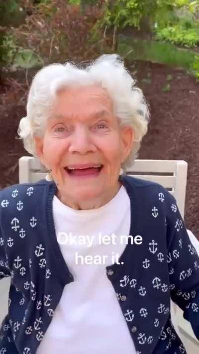 Elderly 94 Year Old Shares Memories Of Husband