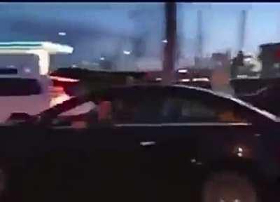 When you reeeally need to tell someone off instead of looking at the road.