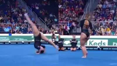 Katelyn Ohashi at the Aurora Games. (2019)