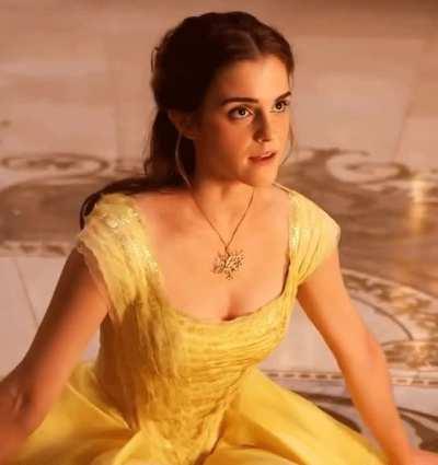 Emma Watson biting her lip.