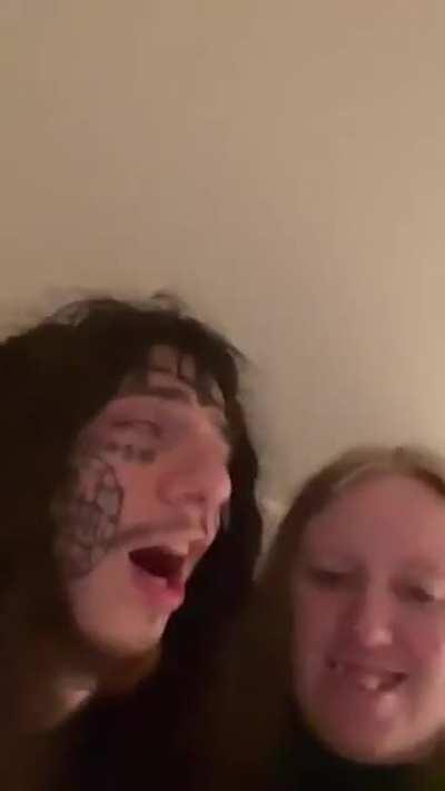 Man excited about upcoming fart.