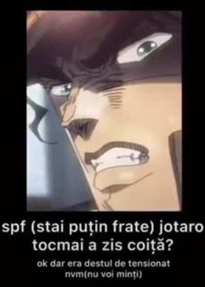 Anime-ul popular JoJo conține prostii? 😳😳😳Coiță moment