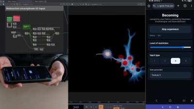Exploring movement-driven generative visuals using mobile sensors