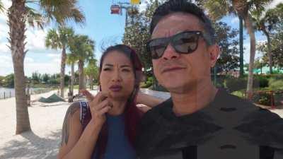 Wanna see what happens after I pickup this hot couple at the theme parks?