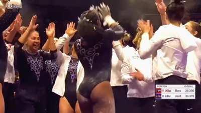 Georgia’s JaFree Scott & Company ❤️🖤🤍🐶🤸🏿‍♀️