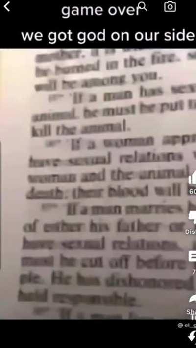 game over furries.. we won with jesus and the holy bible