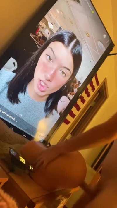 Charli damelio fuck tribute cum