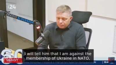 Slovak PM Fico announced that he will block Ukraine's membership in NATO because it will be the foundation of WWlll.