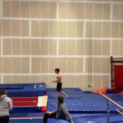 16 year old lands triple backflip