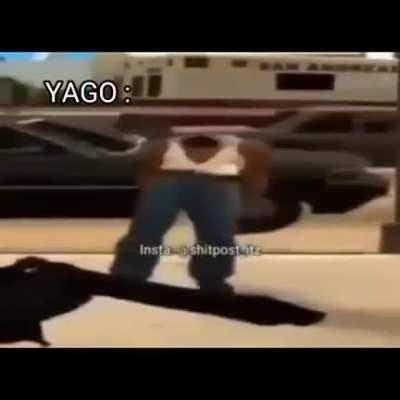 Yago ao contrario.....fica..