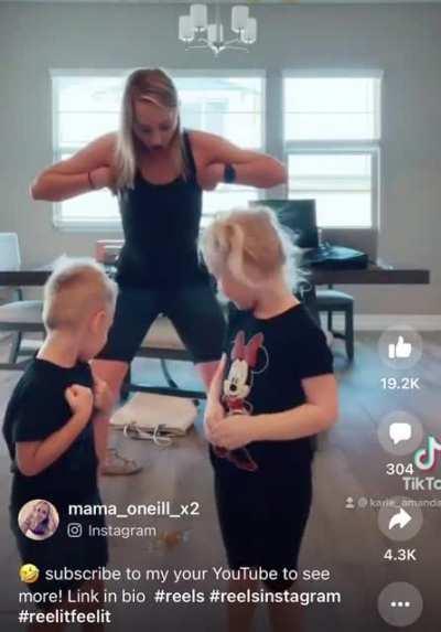 Stupid kid thinks his mom is a chicken.