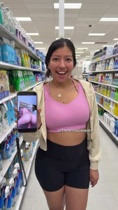 reminding him how i ride in target