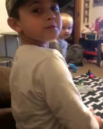 In my defense your honor he was asking for it