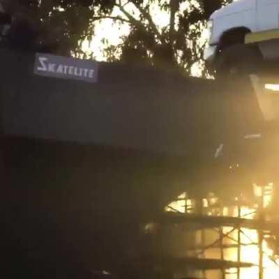 To skate a mega ramp gap.