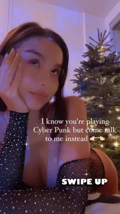 This bitches teasing on another level ong