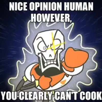 YOU CANT COOK