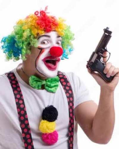 Clown has reached his own limit