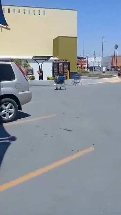 Too fast on a trolley with no brakes