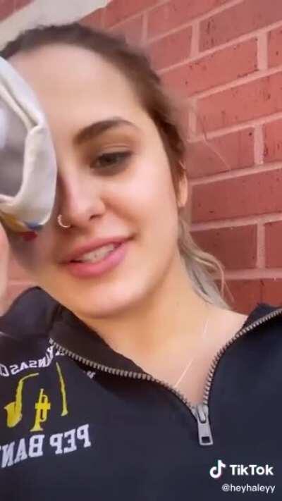 At least she was drunk?