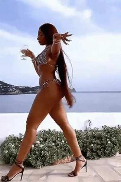 Megan thee Stallion, wid dat attitude strutt