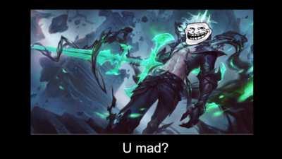 Viego participates in a miniscule amount of trolling